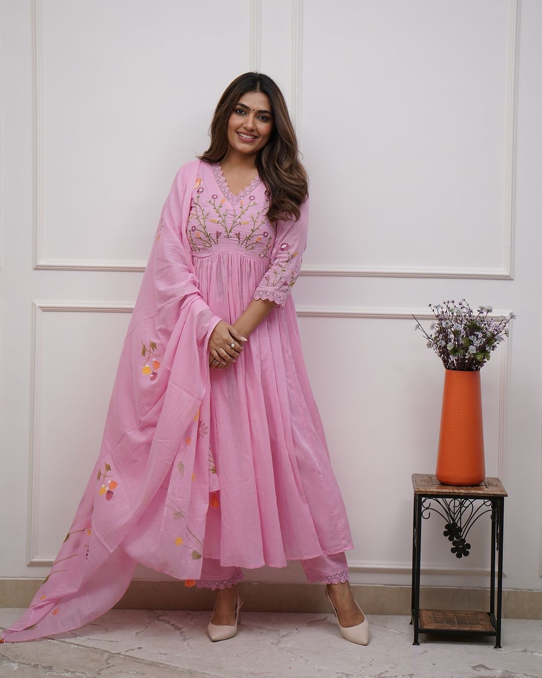Look Beautiful And Elegant In Our Best Cotton Suit Set.