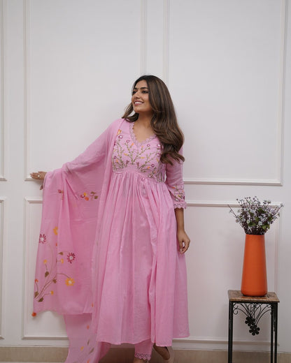 Look Beautiful And Elegant In Our Best Cotton Suit Set.