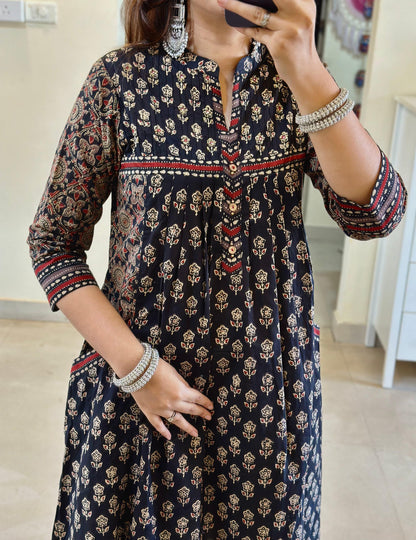 Blue  Kurta And Pant With Dupatta Set for Women's